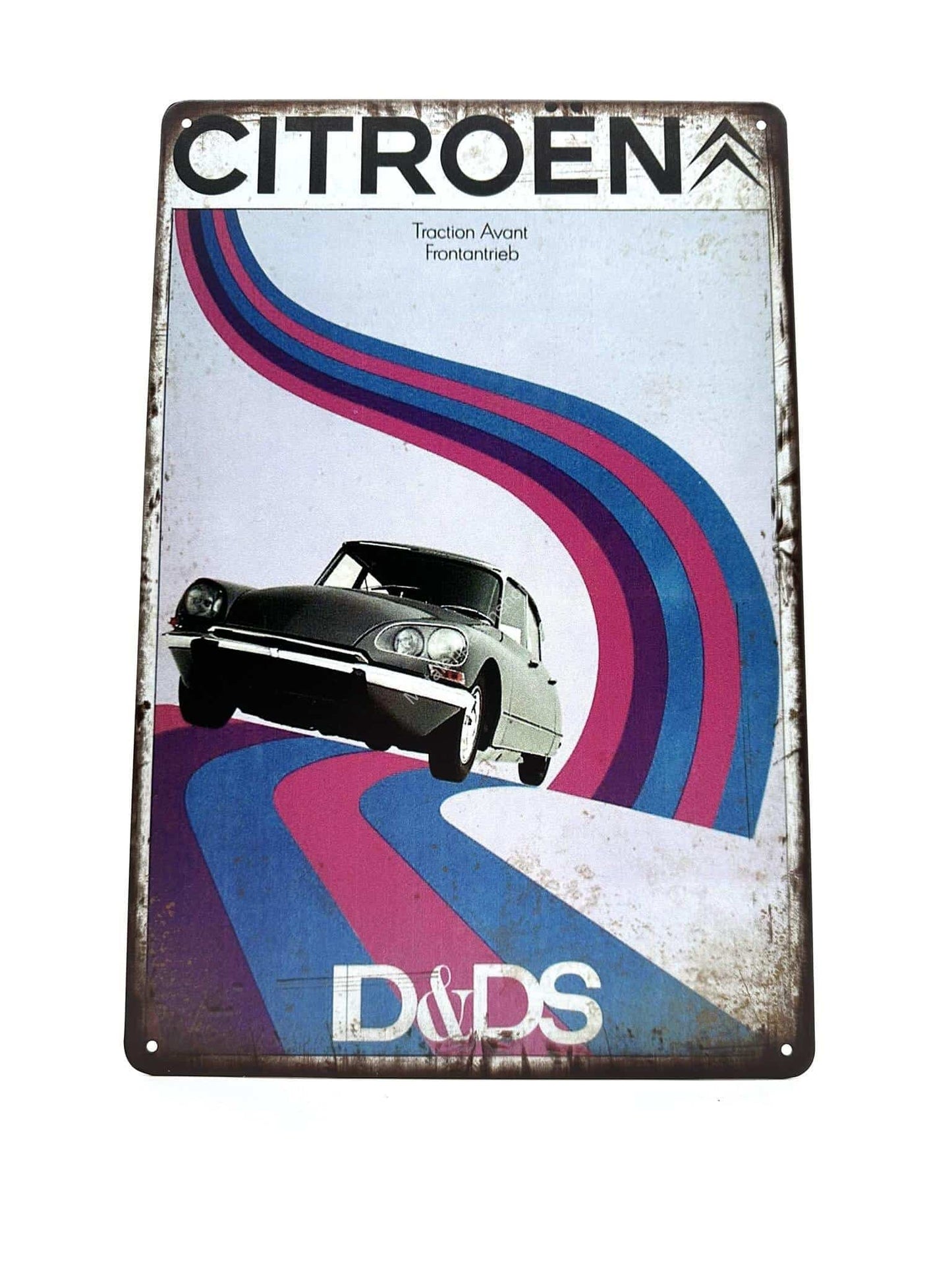 Metalen Wandbord - Citroen - DS