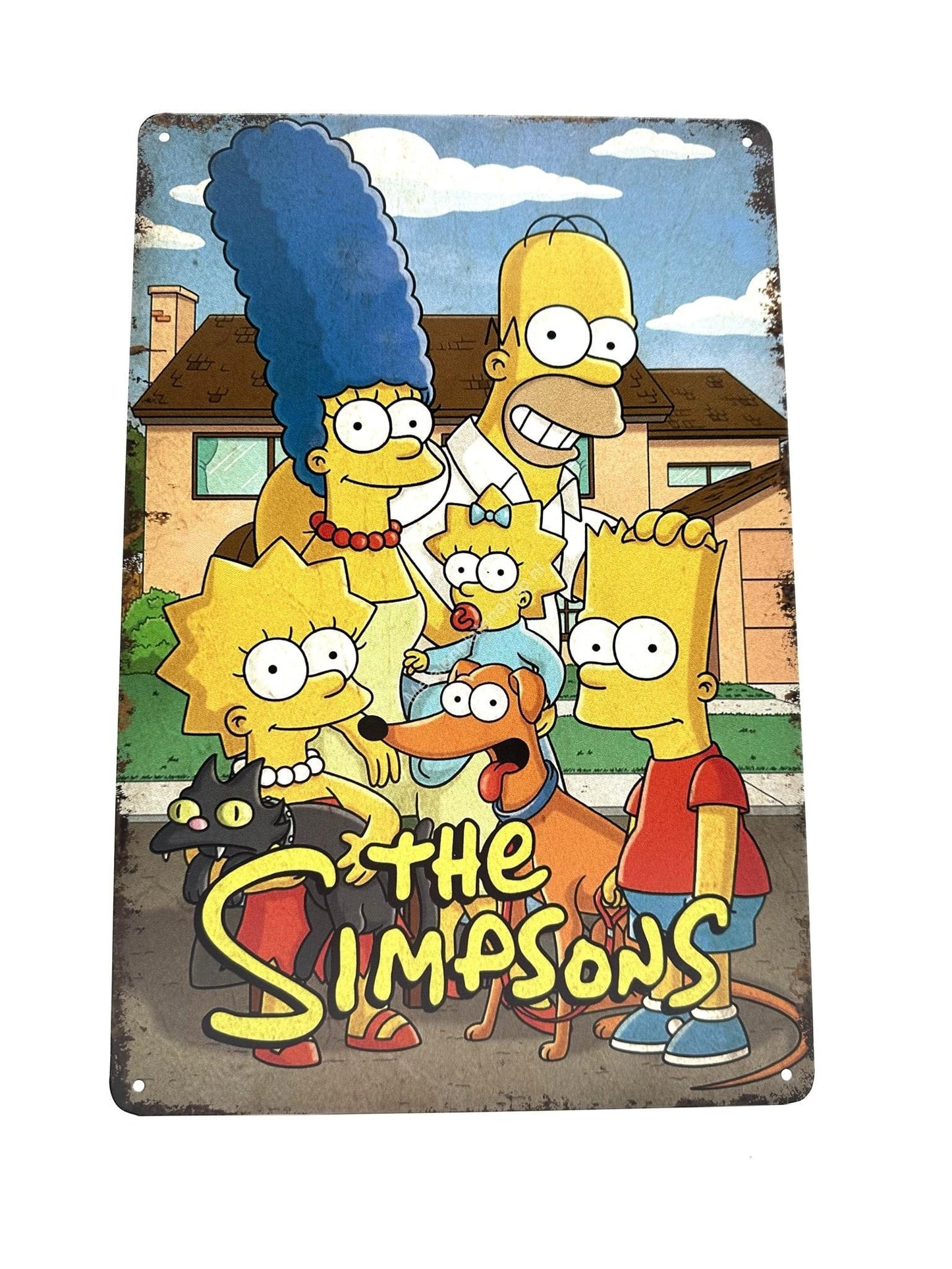 Metalen Wandbord - The Simpsons