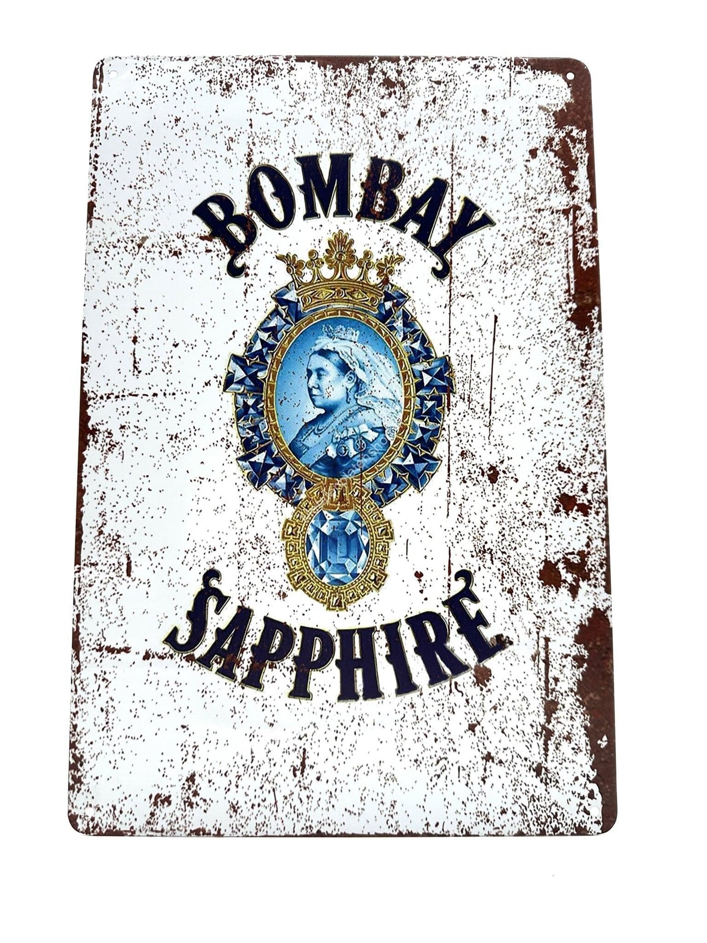 Metal Wall Sign - Bombay Sapphire - Gin