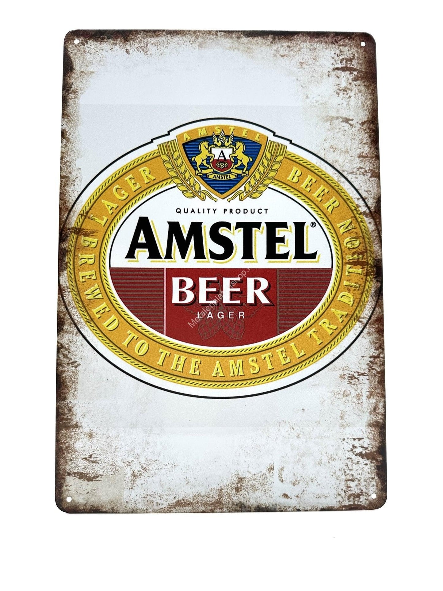 Metalen Wandbord - Amstel Beer - Lager