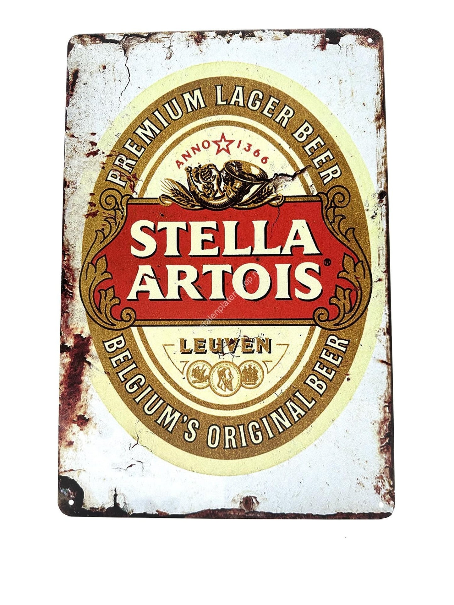 Metallwandschild - Stella Artois - Leuven