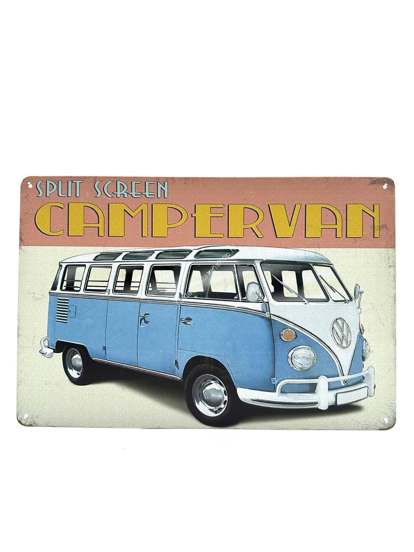 Metal Wall Sign - Campervan - Volkswagen