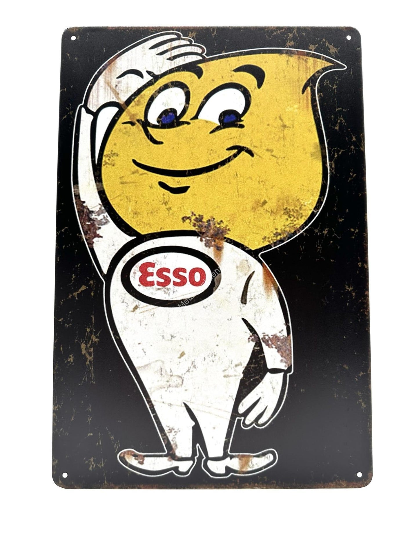 Metallwandschild - ESSO - Maskottchen 1