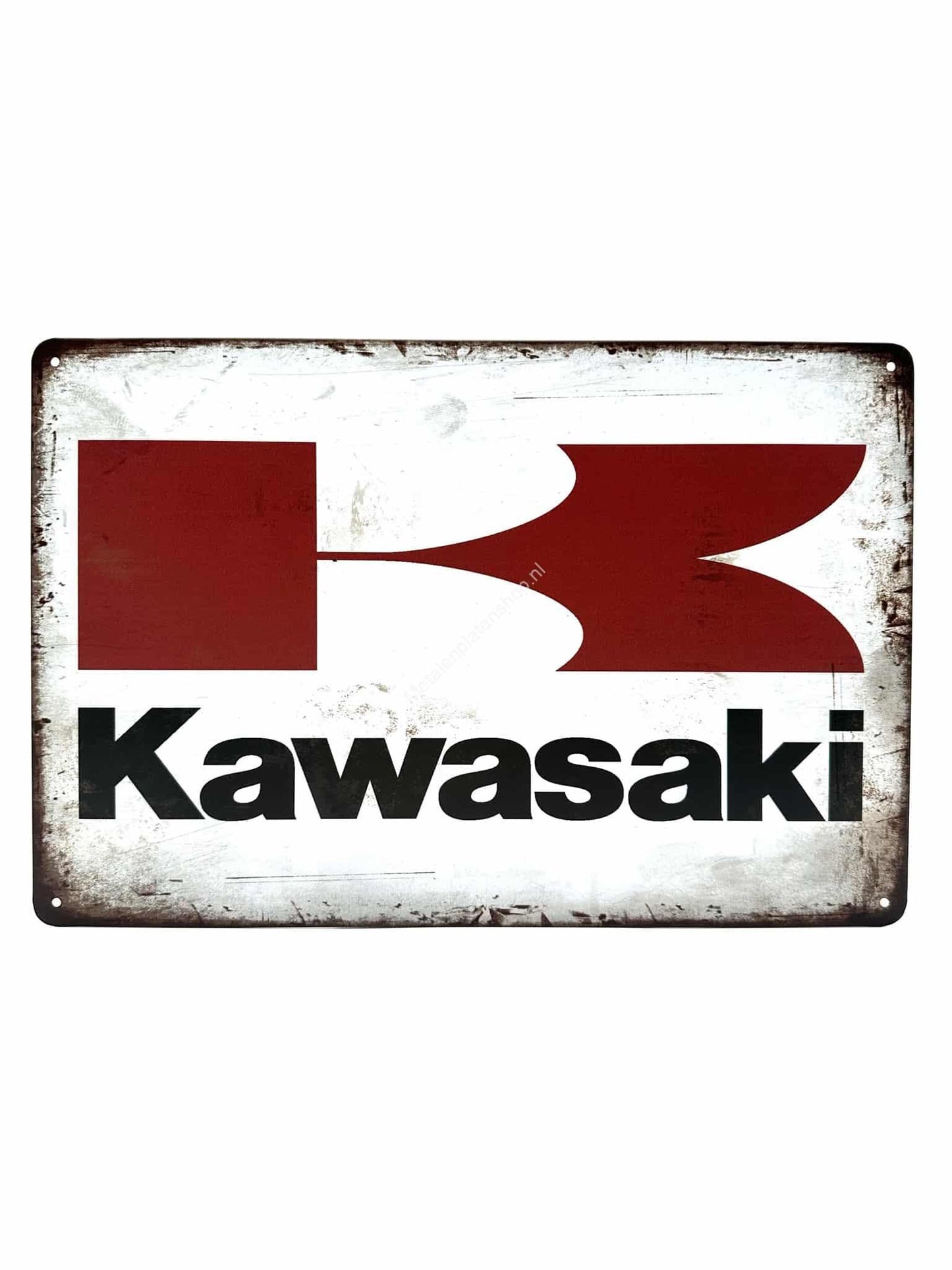 Metal Wall Sign - Kawasaki