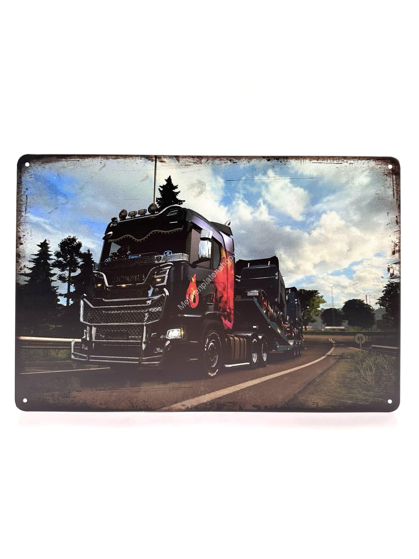 Metalen Wandbord - SCANIA - Vrachtwagen #3