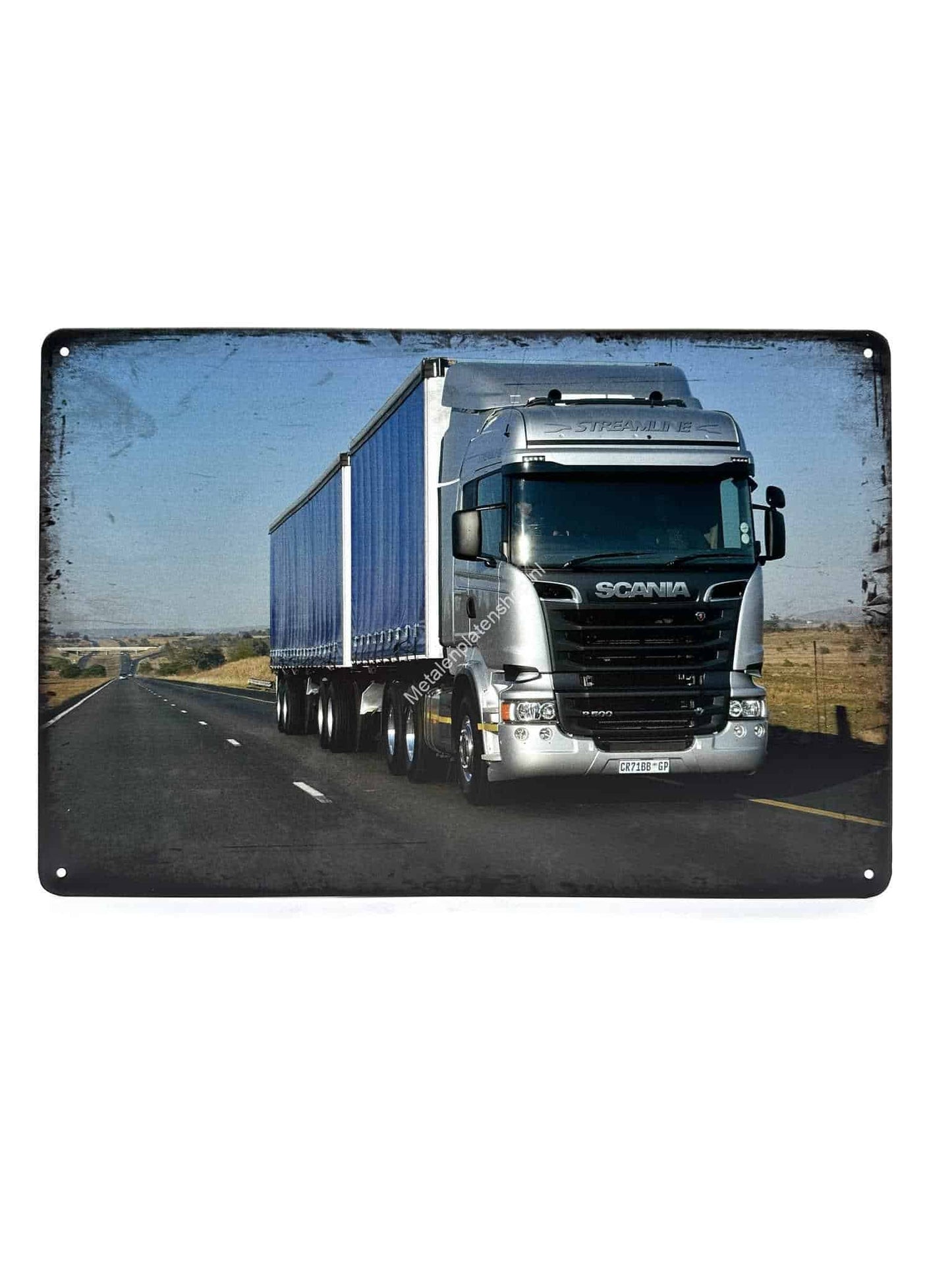 Metalen Wandbord - SCANIA - Vrachtwagen #5