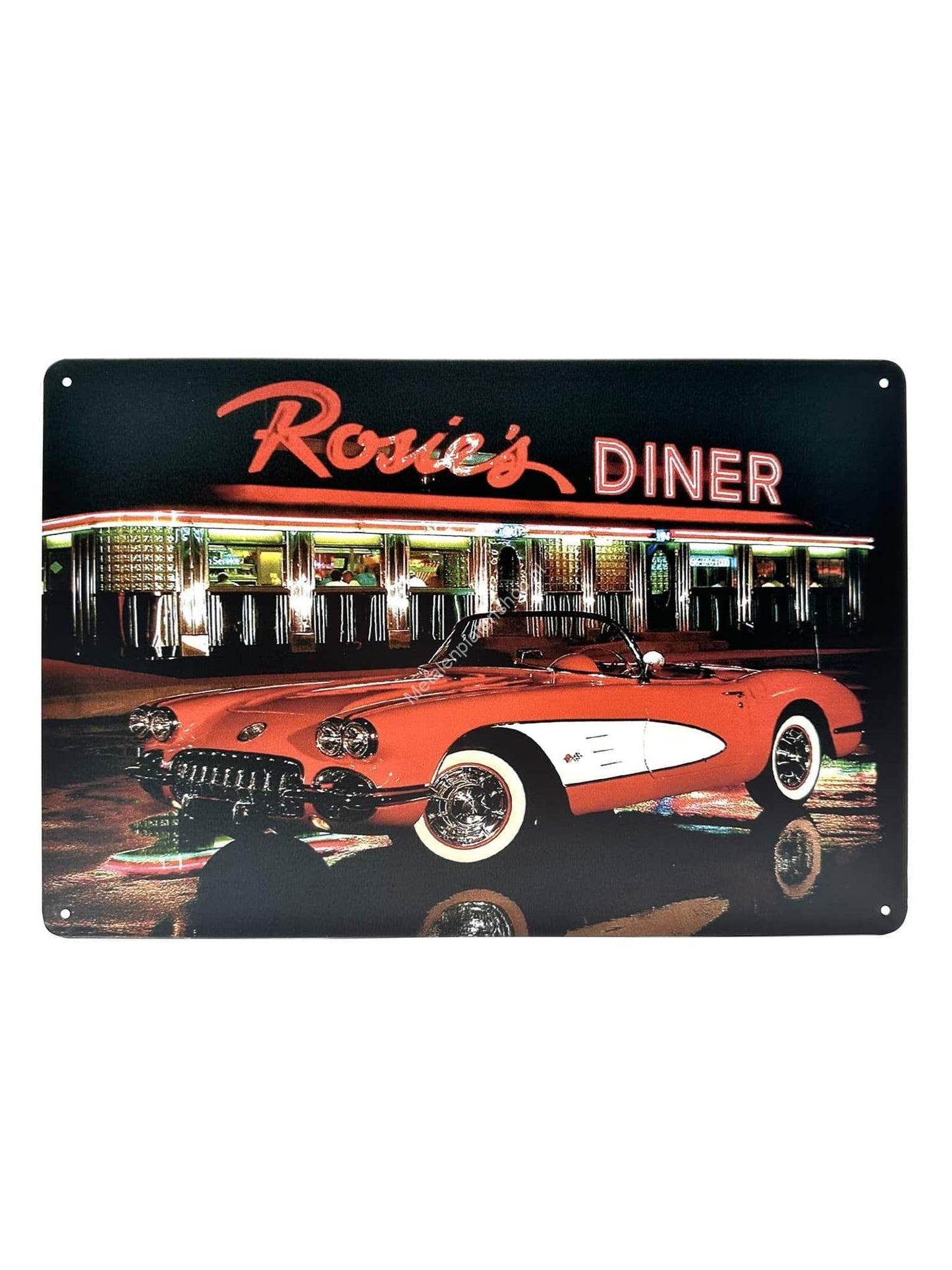 Metalen Wandbord - Rosie's Diner