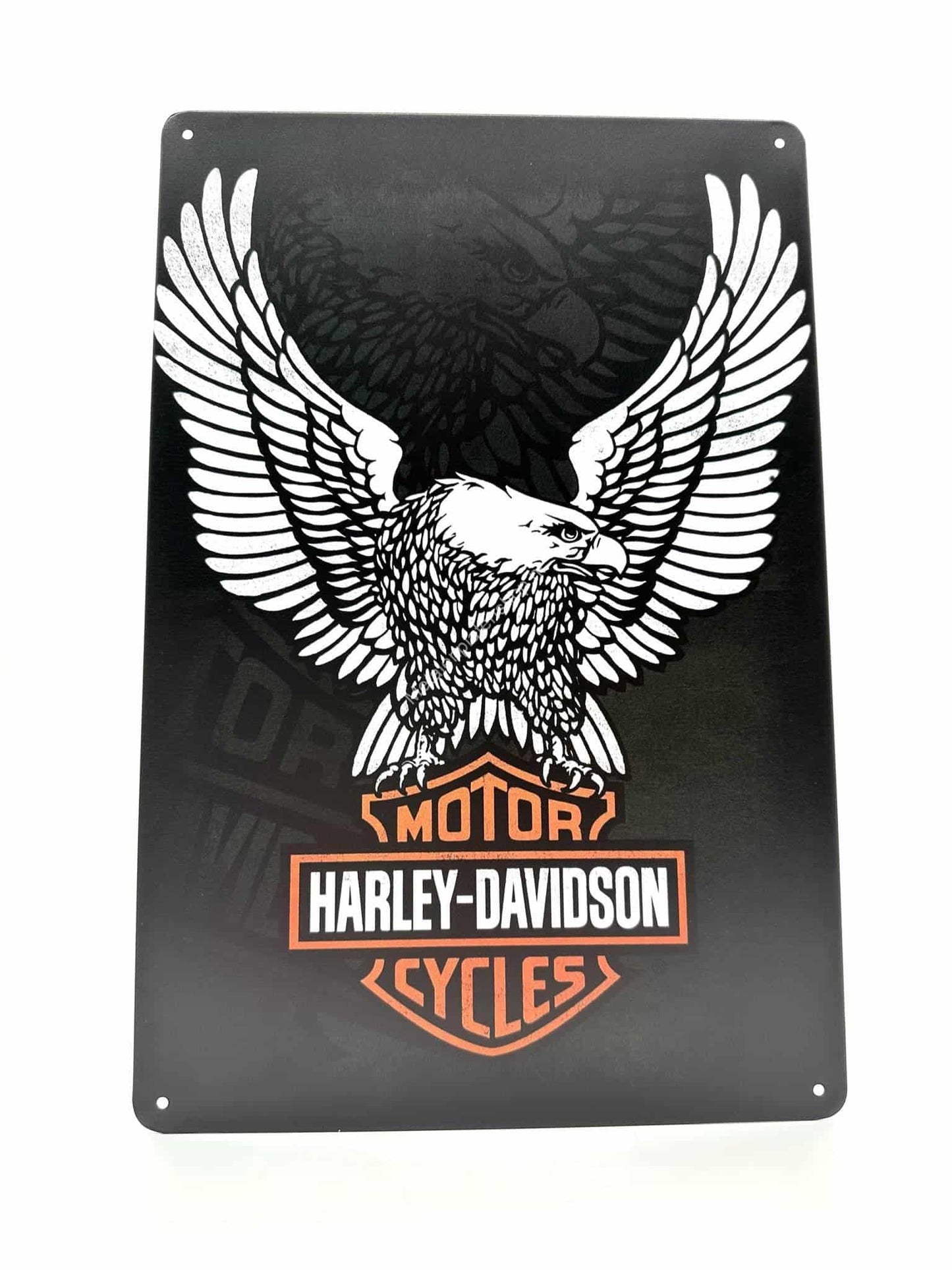 Wandschild aus Metall – Harley Davidson – Motorräder – Motorräder