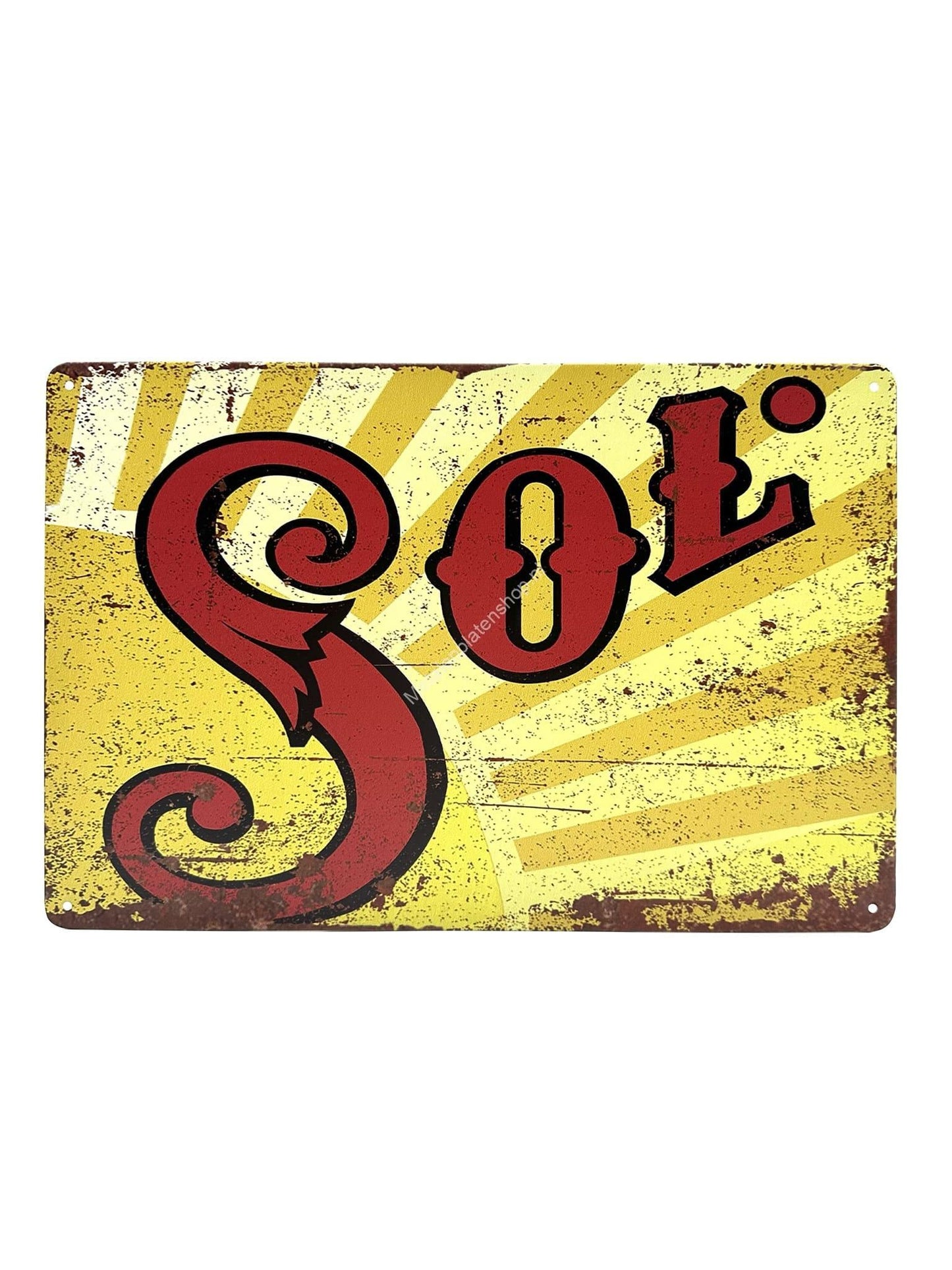 Metalen Wandbord - Sol.