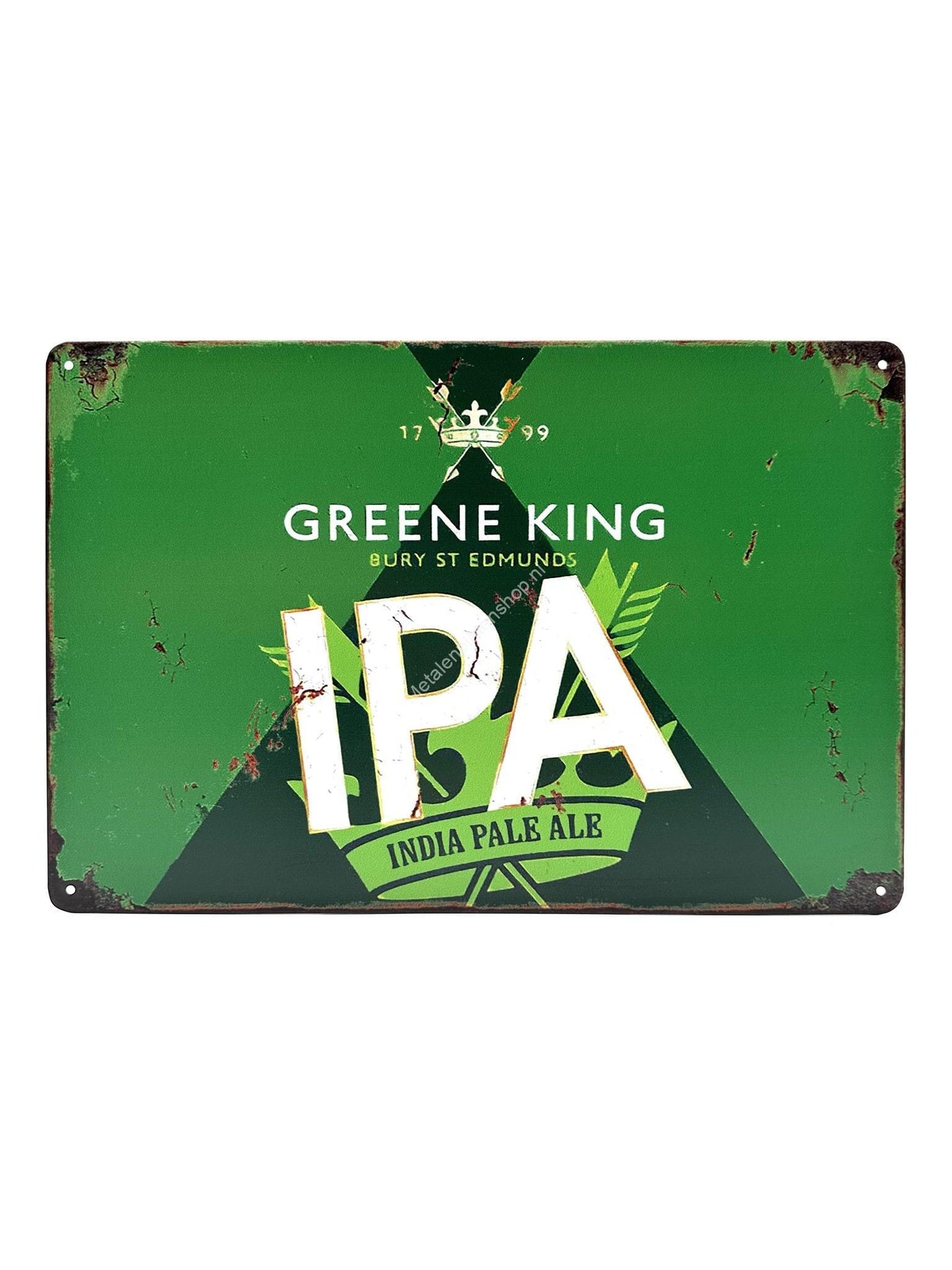 Metal Wall Sign - Greene King - IPA - India Pale Ale