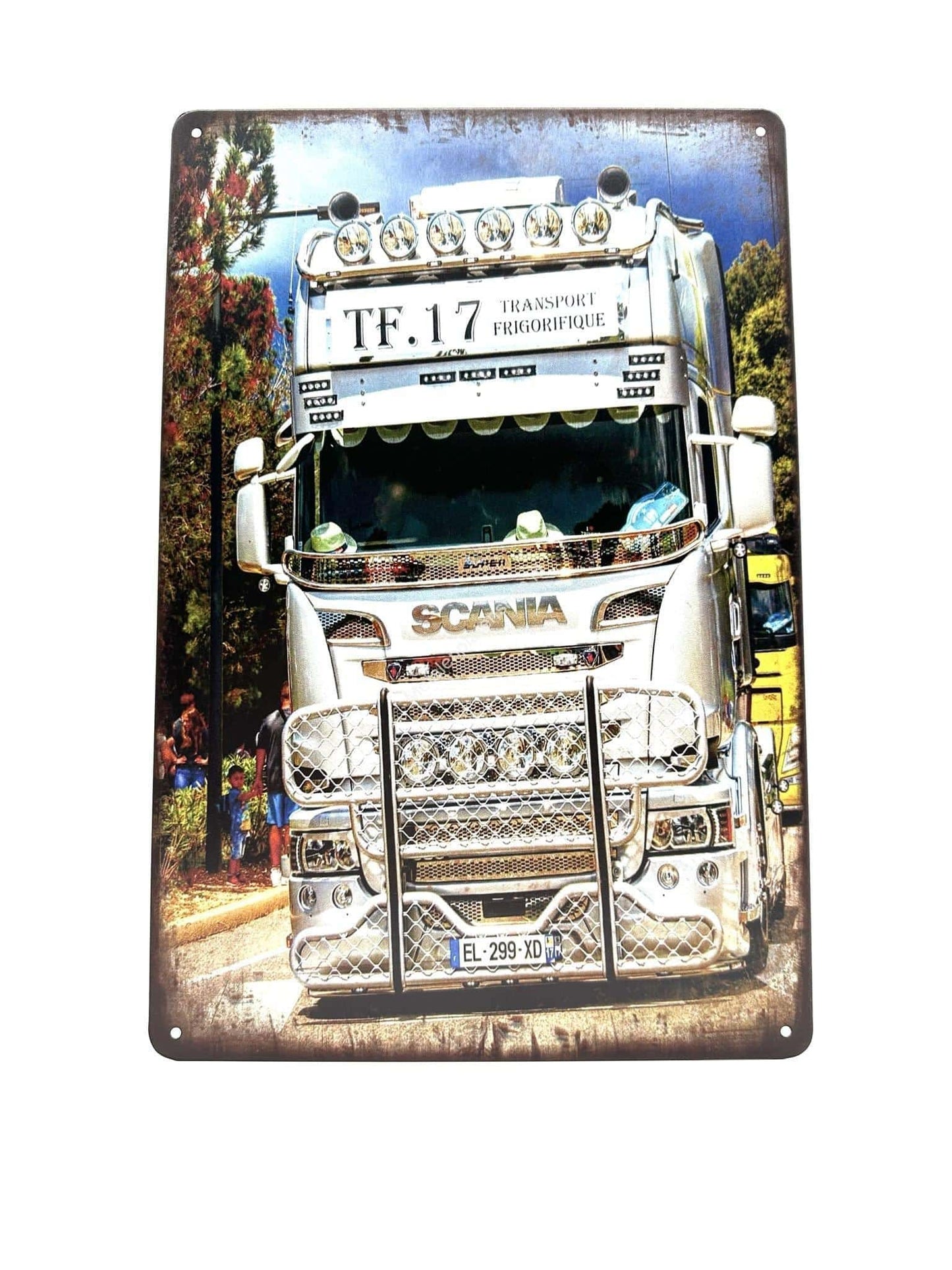 Metalen Wandbord - SCANIA - Vrachtwagen #4