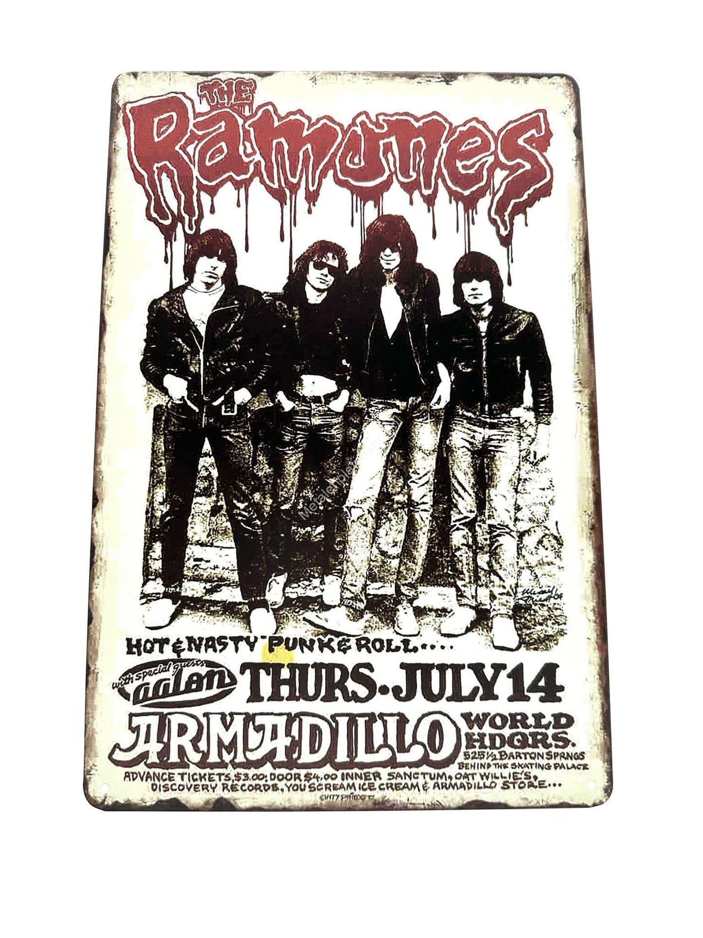 Metal Wall Sign - The Ramones