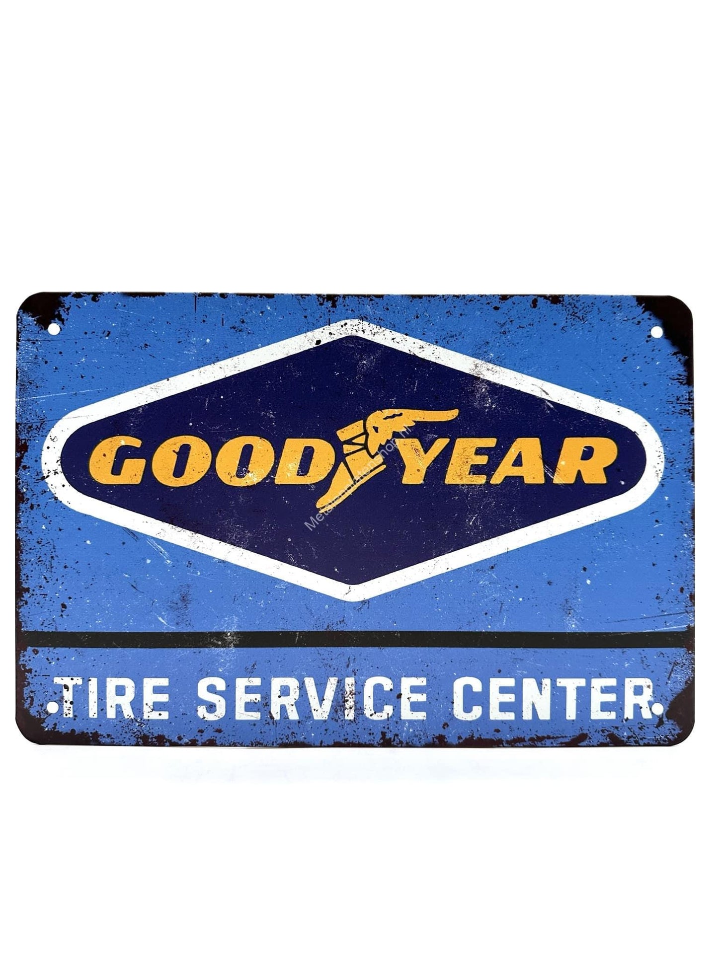 Wandschild aus Metall – Good Year – Tire Service Center