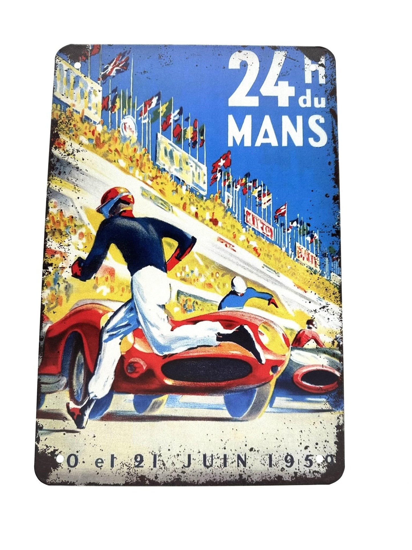 Metallwandschild - 24h du Maans - 21. Juni 1959