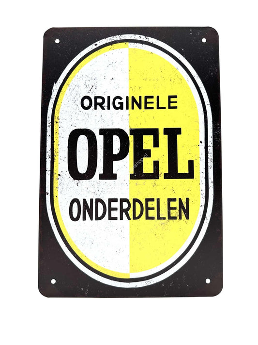 Wandschild aus Metall – Originalteile von OPEL