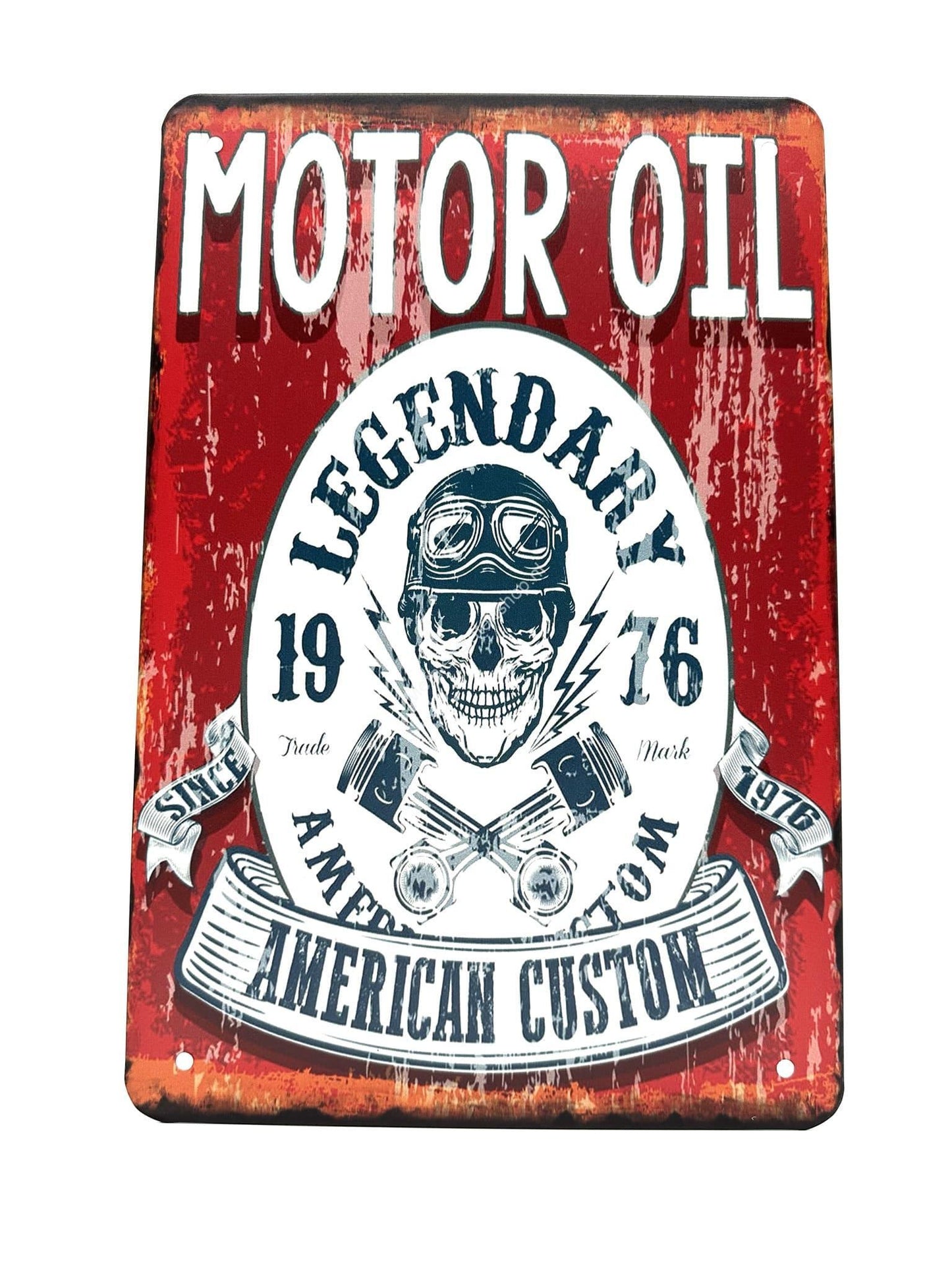 Metalen Wandbord - Motor Oil - Legendary 1976 - American Custom