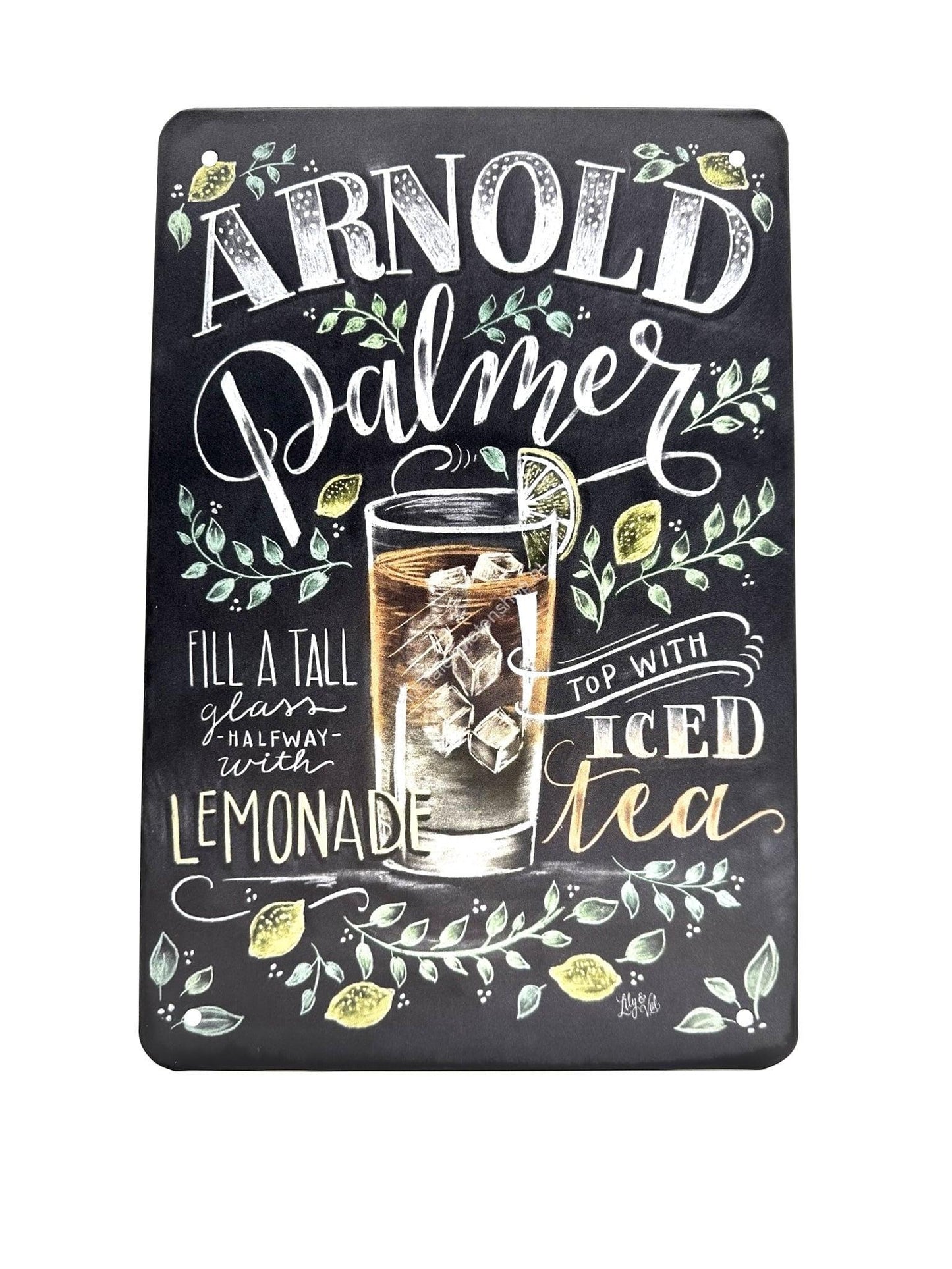 Metal Wall Sign - Arnold Palmer - Cocktails