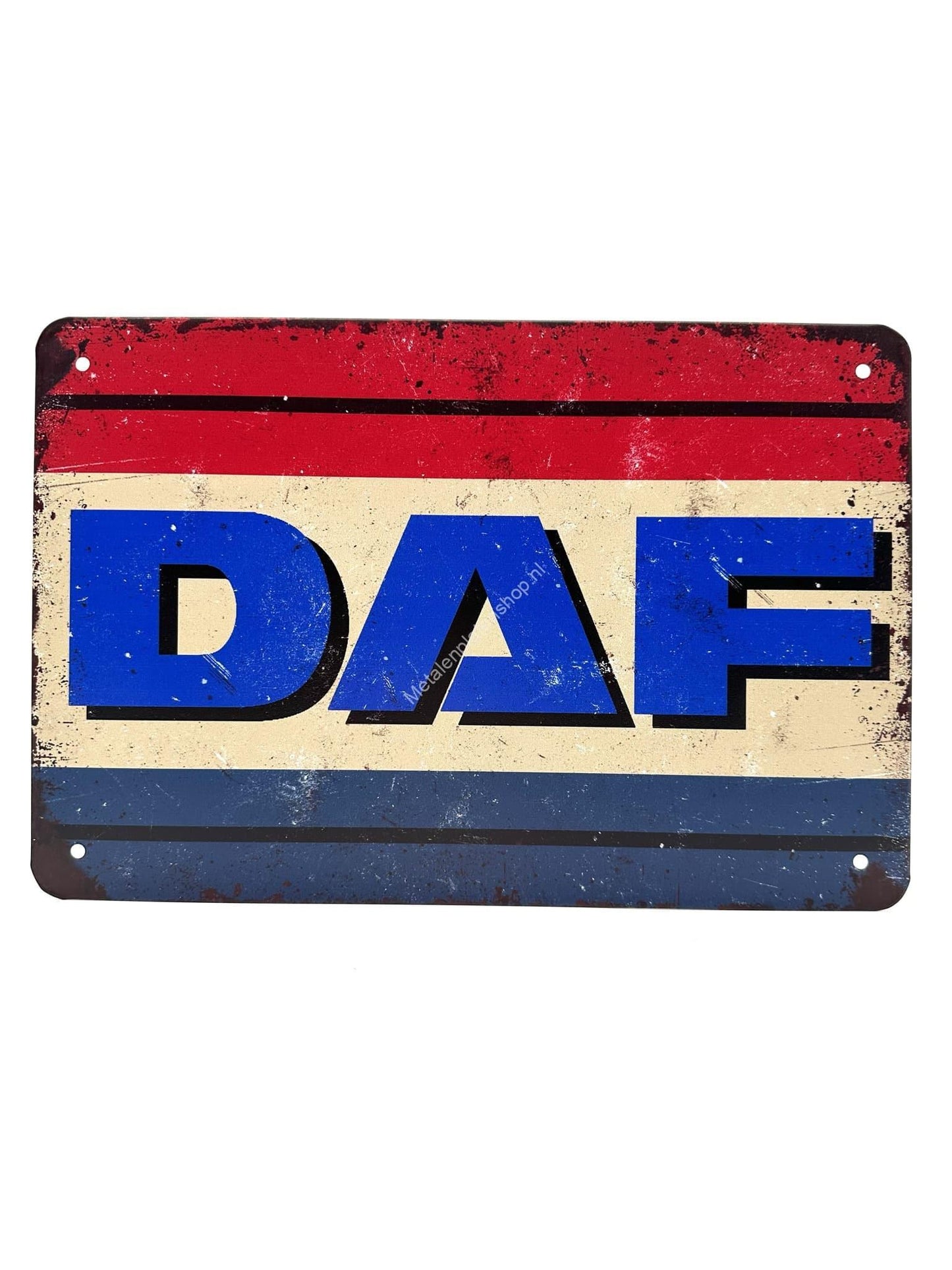 Metallwandschild - DAF