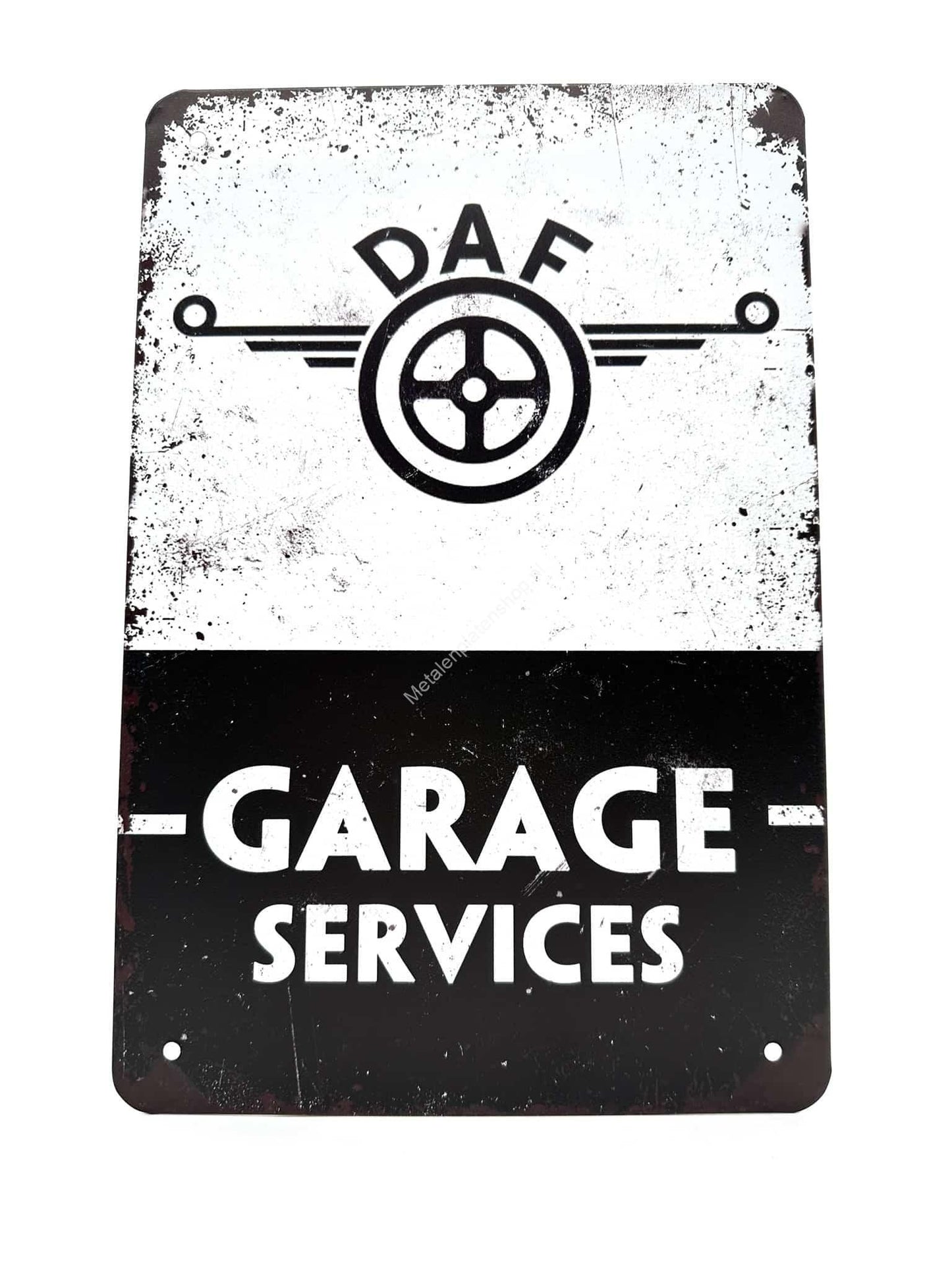 Metalen Wandbord - DAF - Garage Services