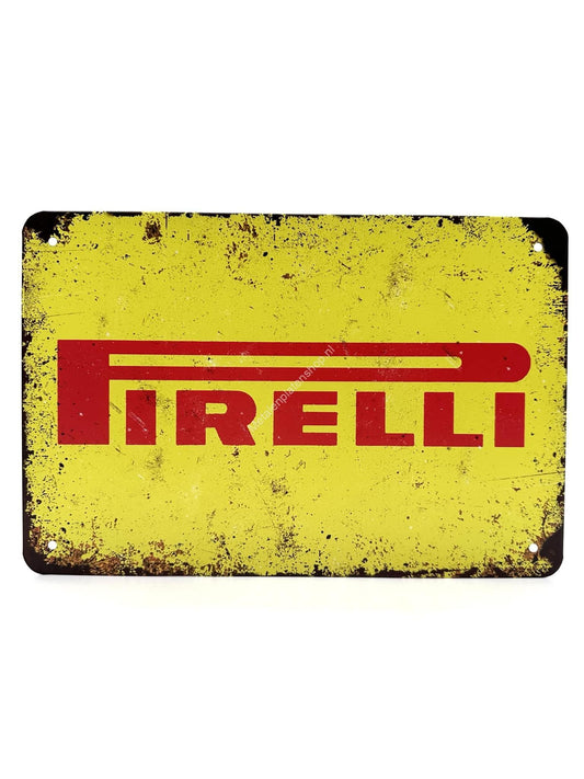 Metal Wall Sign - Pirelli