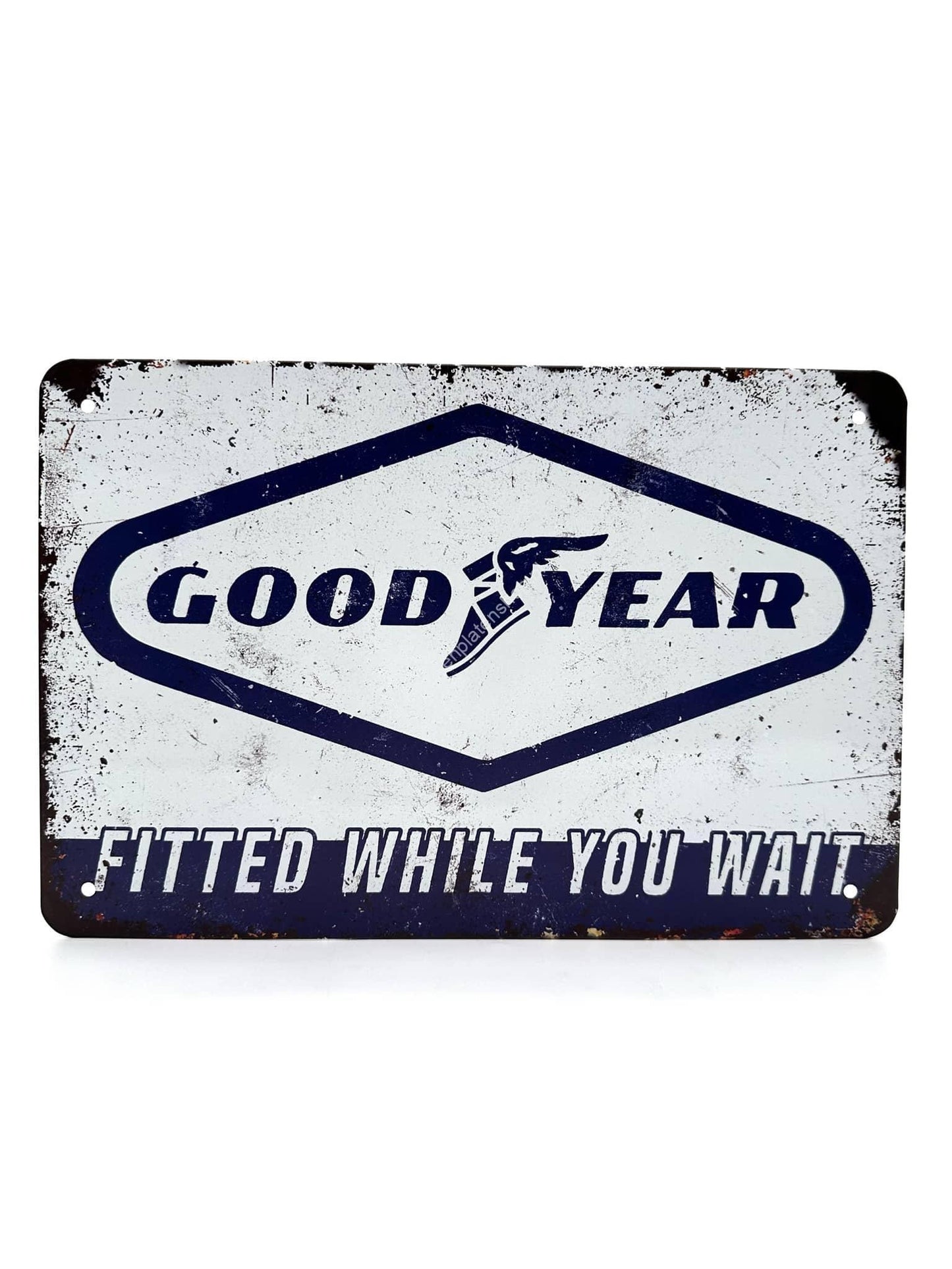 Metal Wall Sign - Good Year - Fitted while you wait