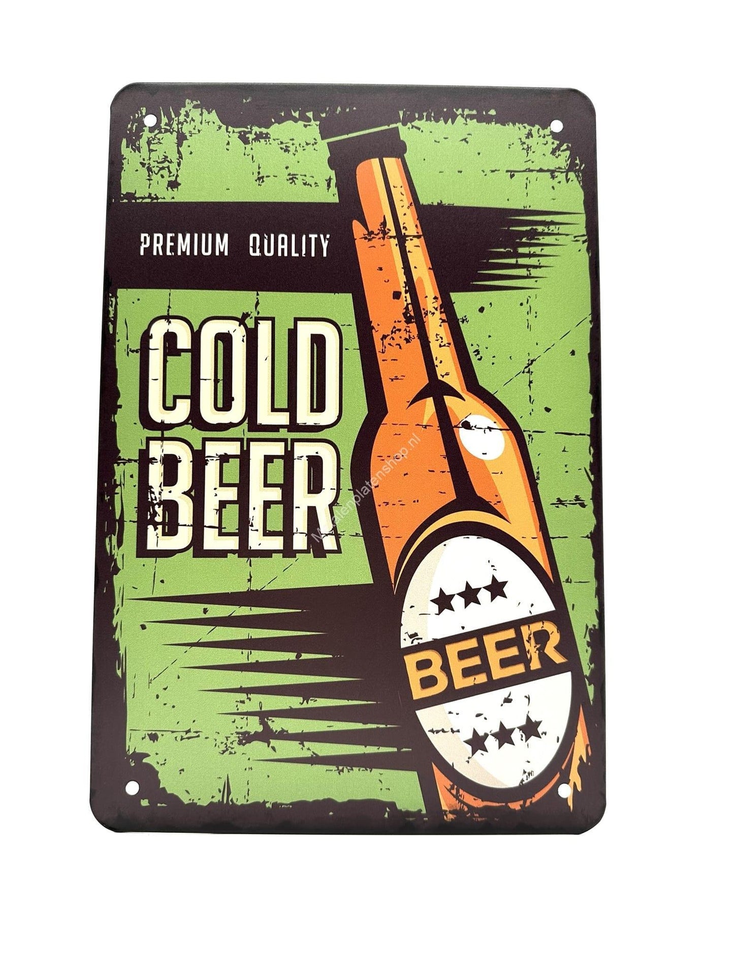 Metalen Wandbord - Cold Beer - Premium Quality #3