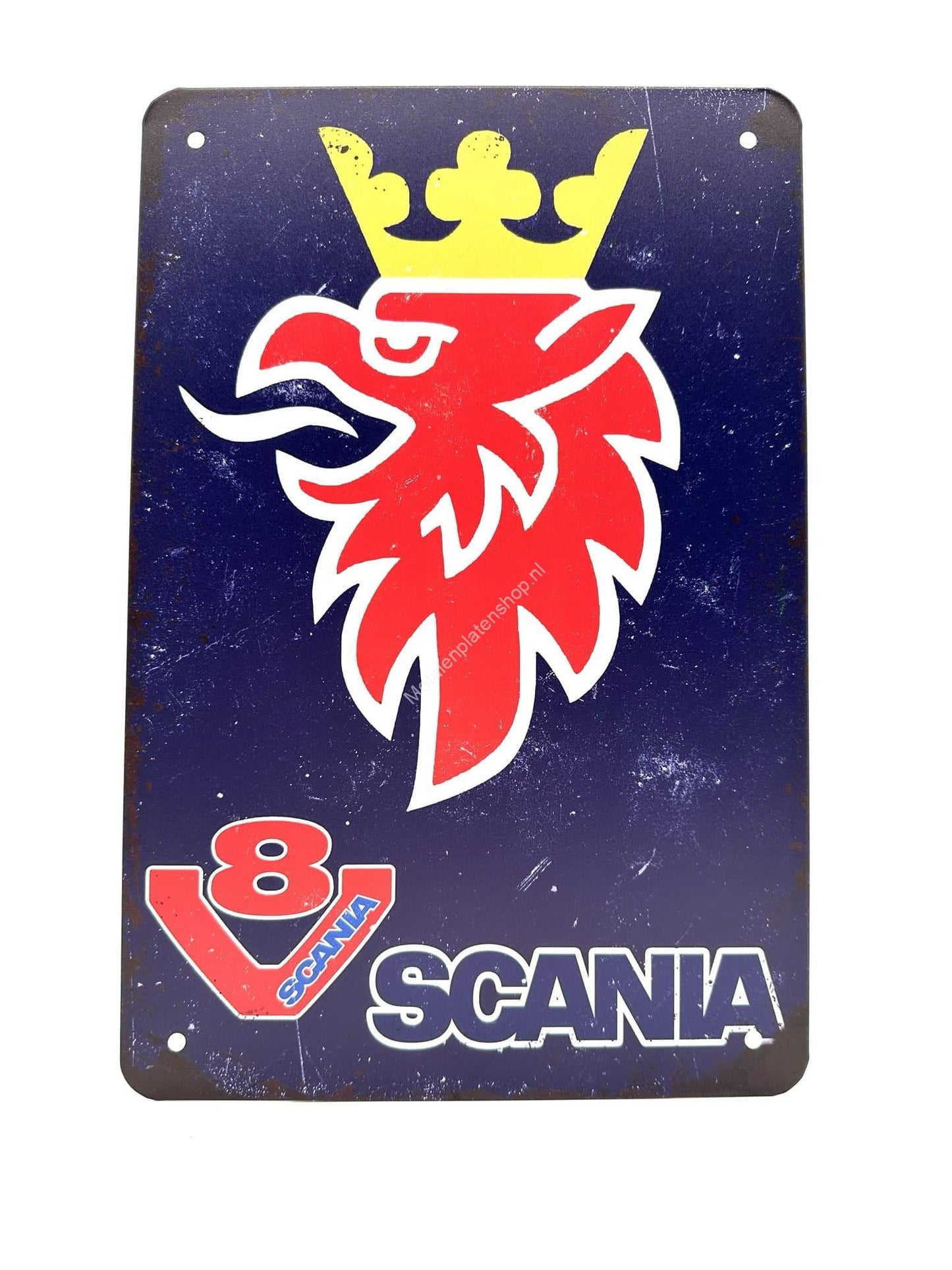 Metal Wall Sign - SCANIA - V8