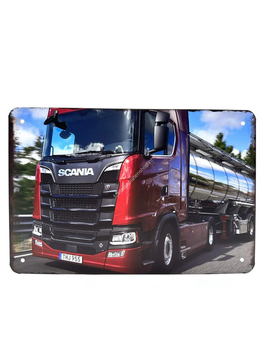 Metalen Wandbord - SCANIA - S650 - Vrachtwagen - Truck