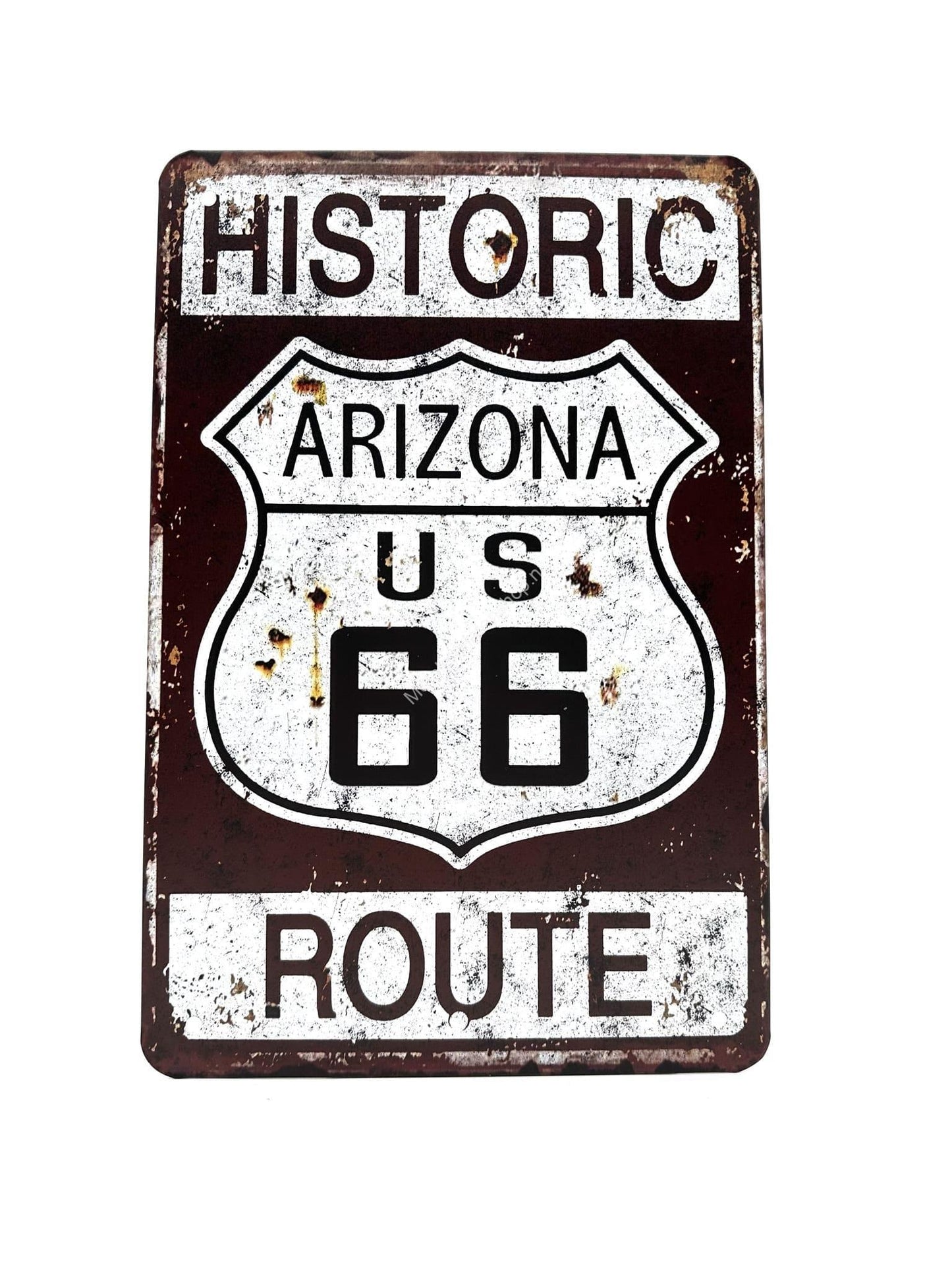 Metal Wall Sign - Historic Arizone - Route 66