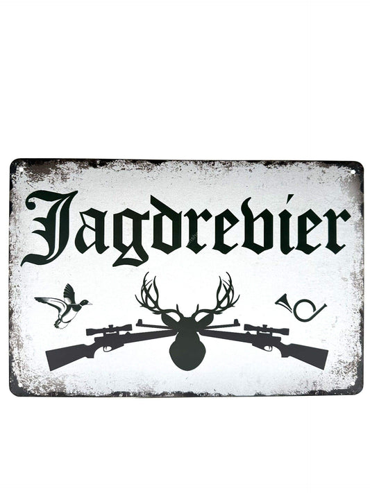 Metal Wall Sign - Jagdrebier