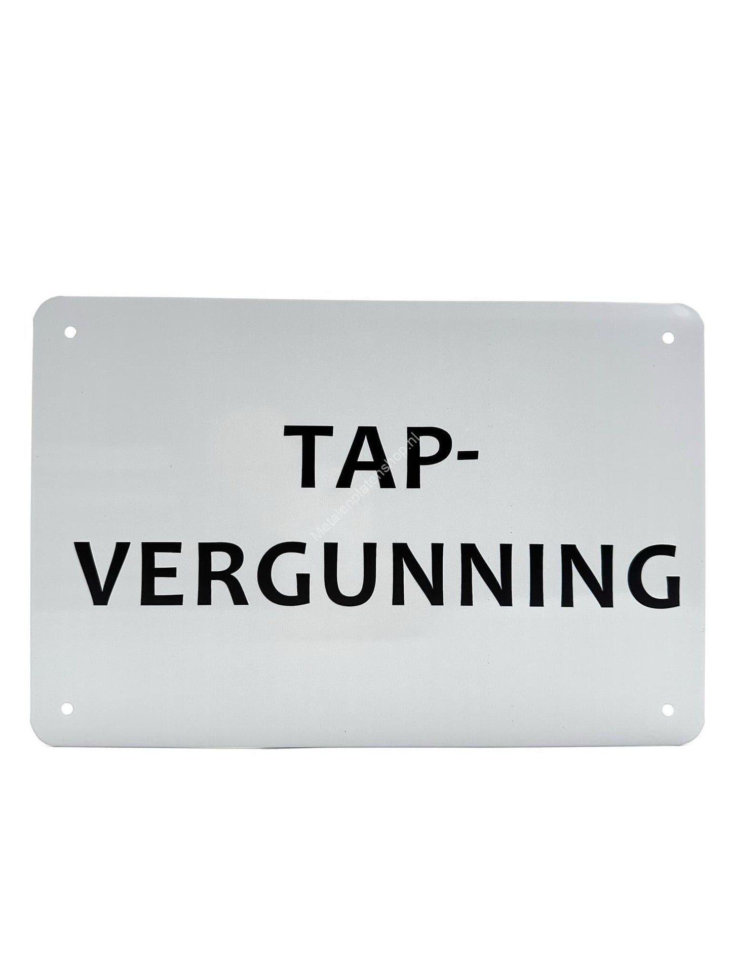 Metal Wall Sign - TAP Permit