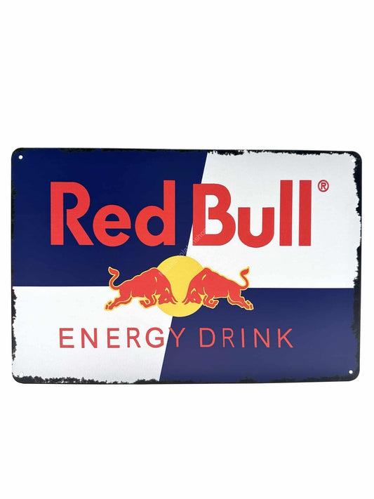 Wandschild aus Metall – Red Bull – Energy Drink