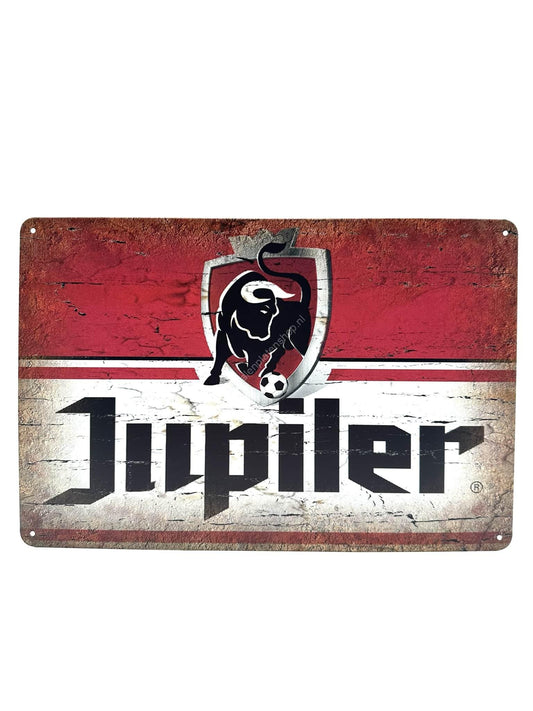 Metalen Wandbord - Jupiler - Voetbal#1