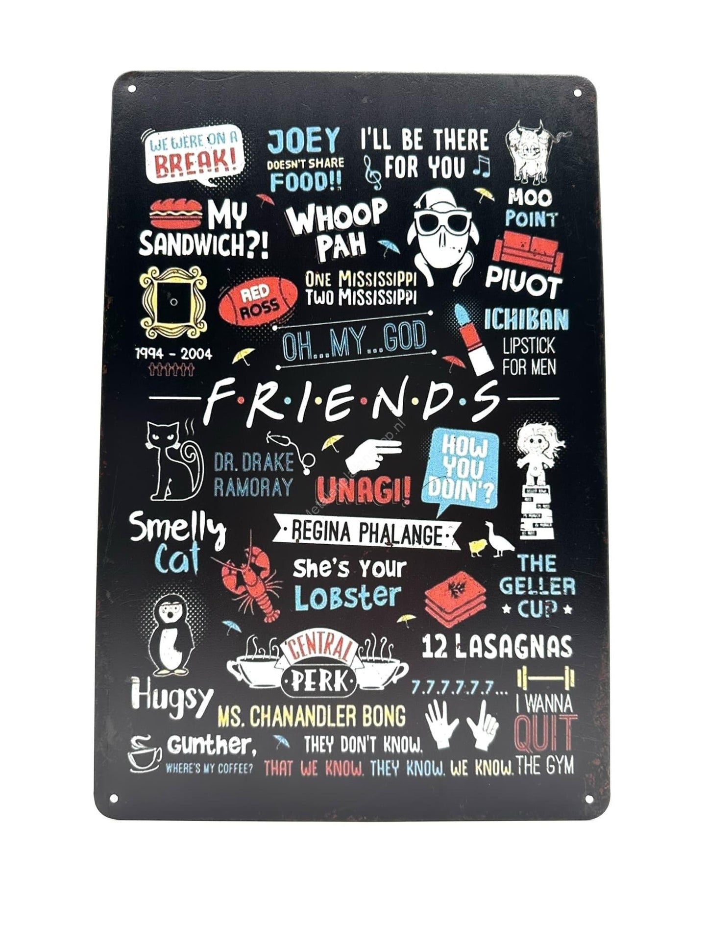 Metal Wall Sign - Friends