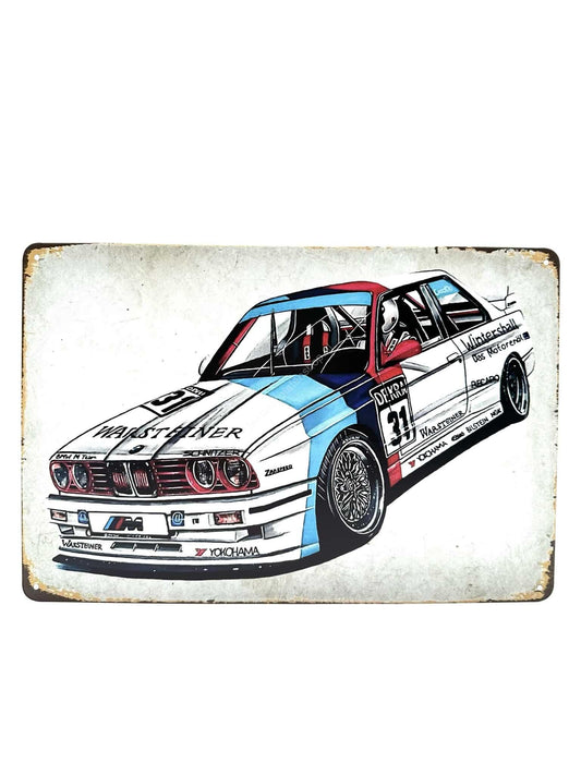 Metalen Wandbord - BMW M - Getekend