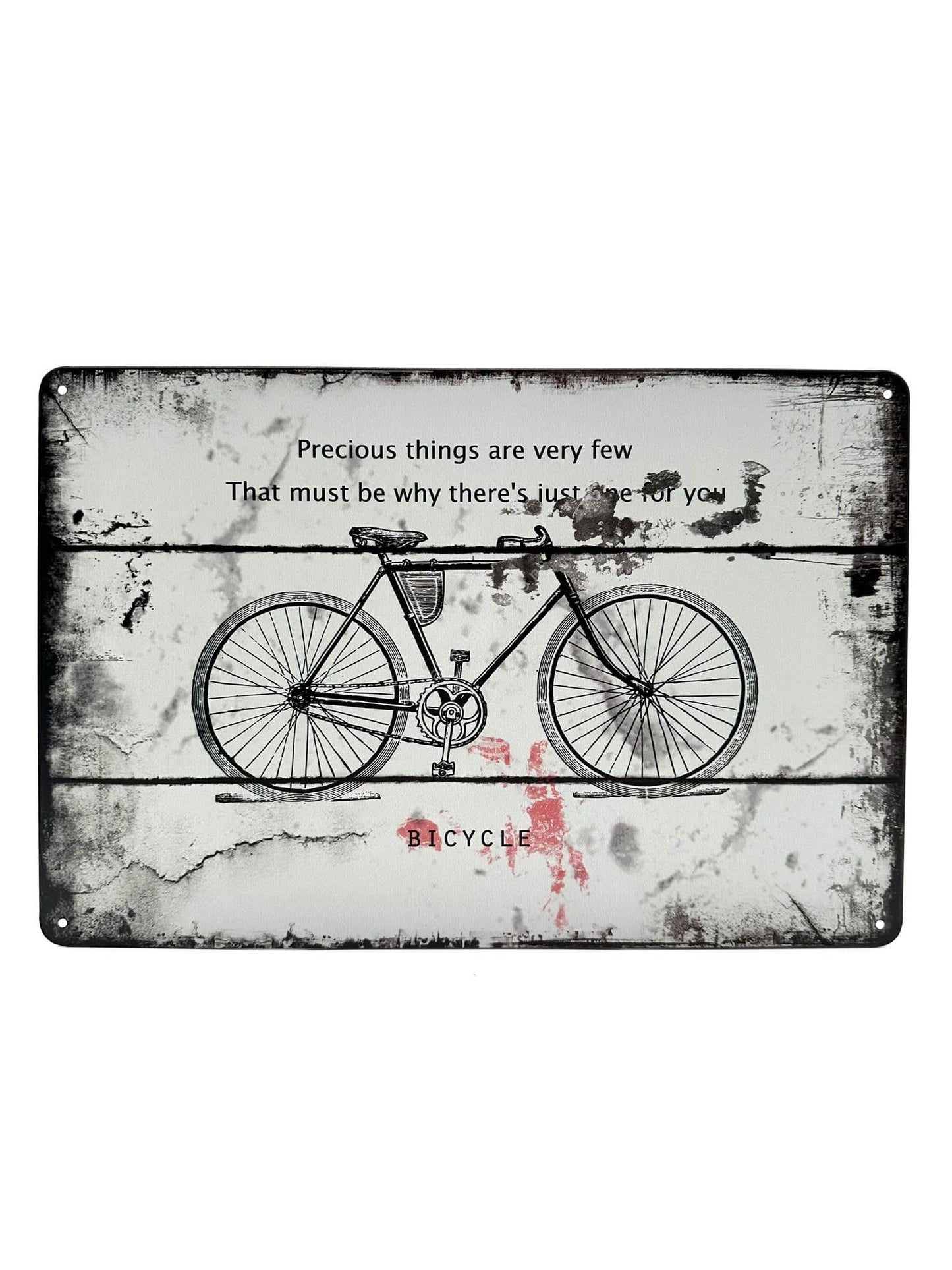 Metalen Wandbord - Bicycle - Fiets