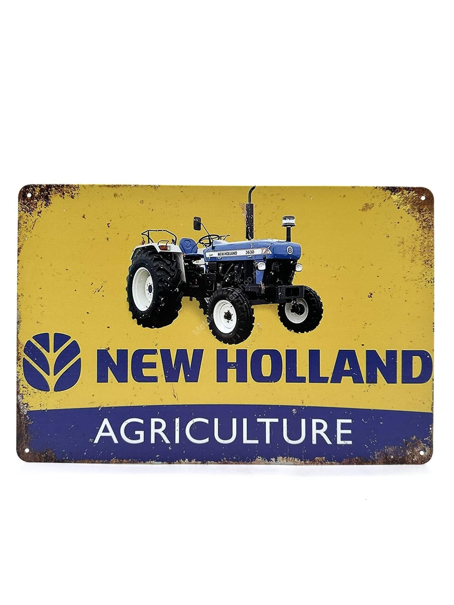 Metallwandschild - New Holland - Landwirtschaft