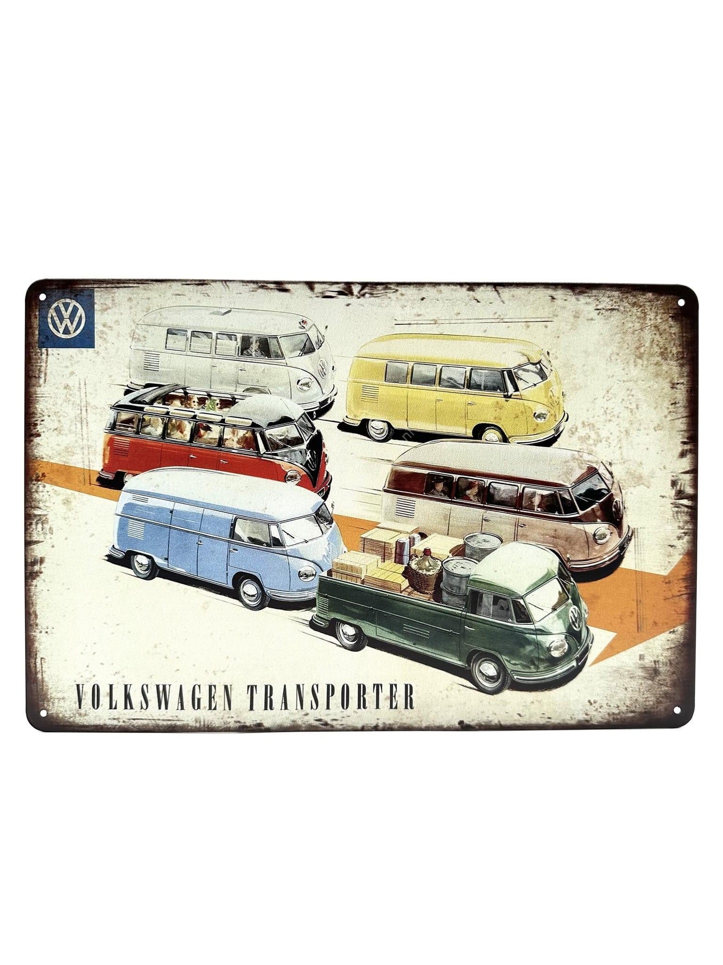 Metal Wall Sign - Volkswagen Transporter Vans