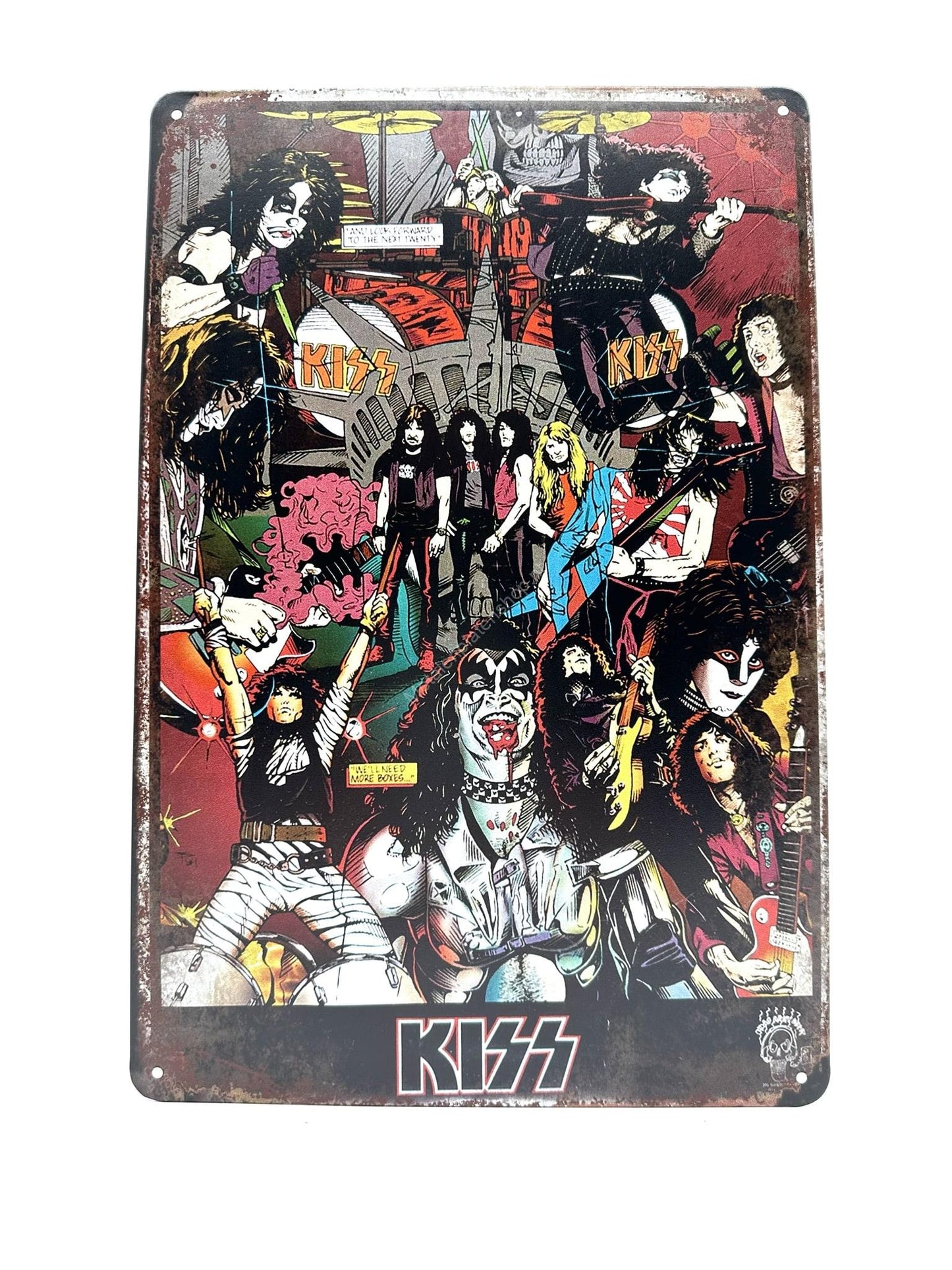 Metal Wall Sign - KISS