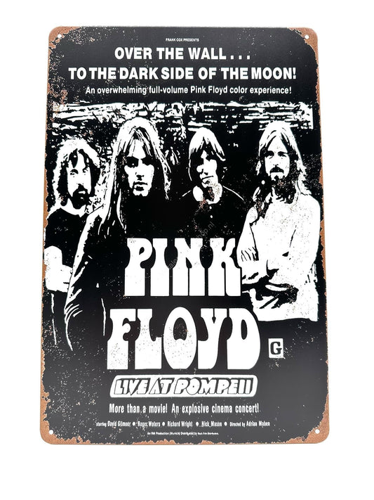 Metalen Wandbord - Pink Floyd - Live at Pompeii