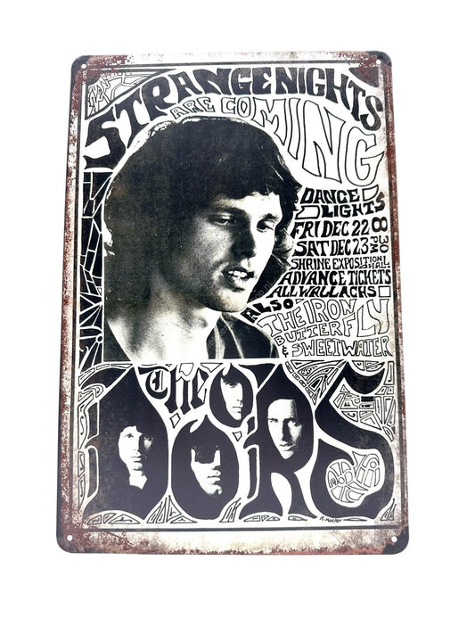 Metalen Wandbord - The Doors - Strange Nights