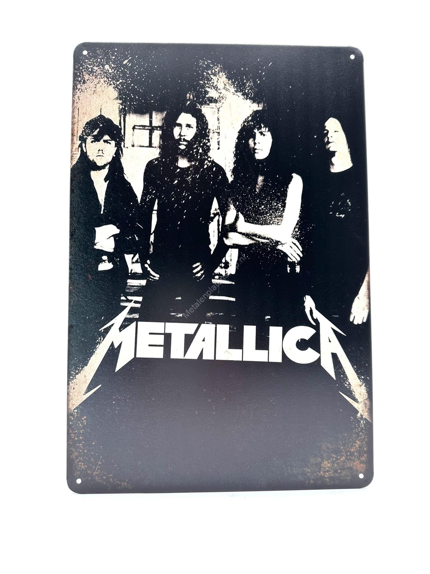 Metallwandschild - Metallica