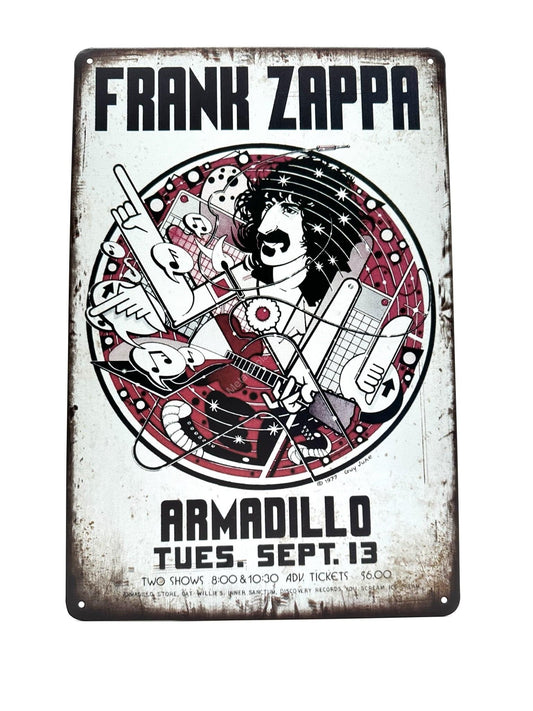 Metalen Wandbord - Frank Zappa - Armadillo