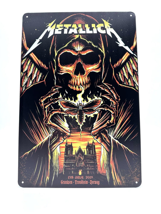 Metal Wall Sign - Metallica - Norway