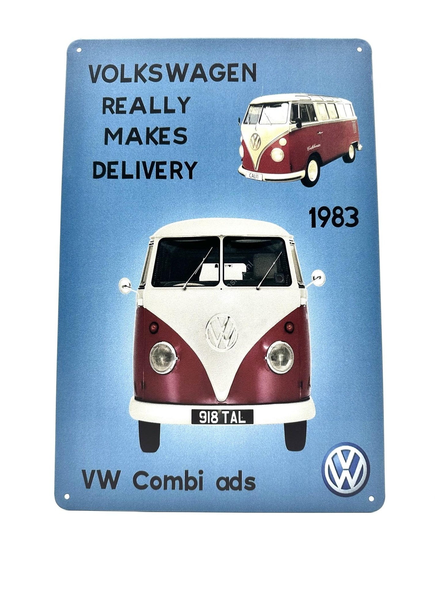 Metalen Wandbord - Volkswagen Really Makes Delivery