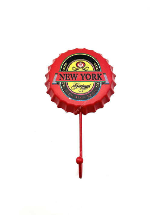 New York Beer Cap - Coat rack - Towel hook