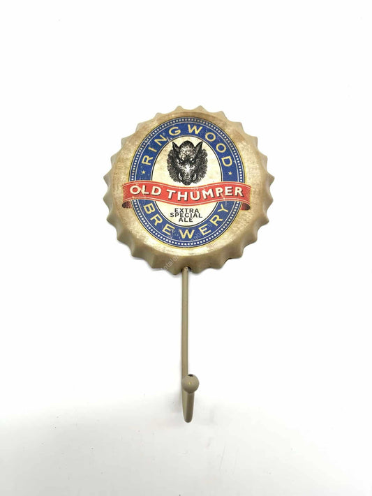 Old Thumper Brewery Cap - Coat Rack - Towel Hook