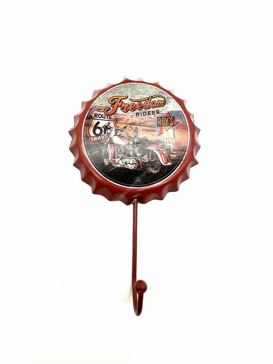 Freedom Riders - Route 66 Cap - Coat rack - Towel hook