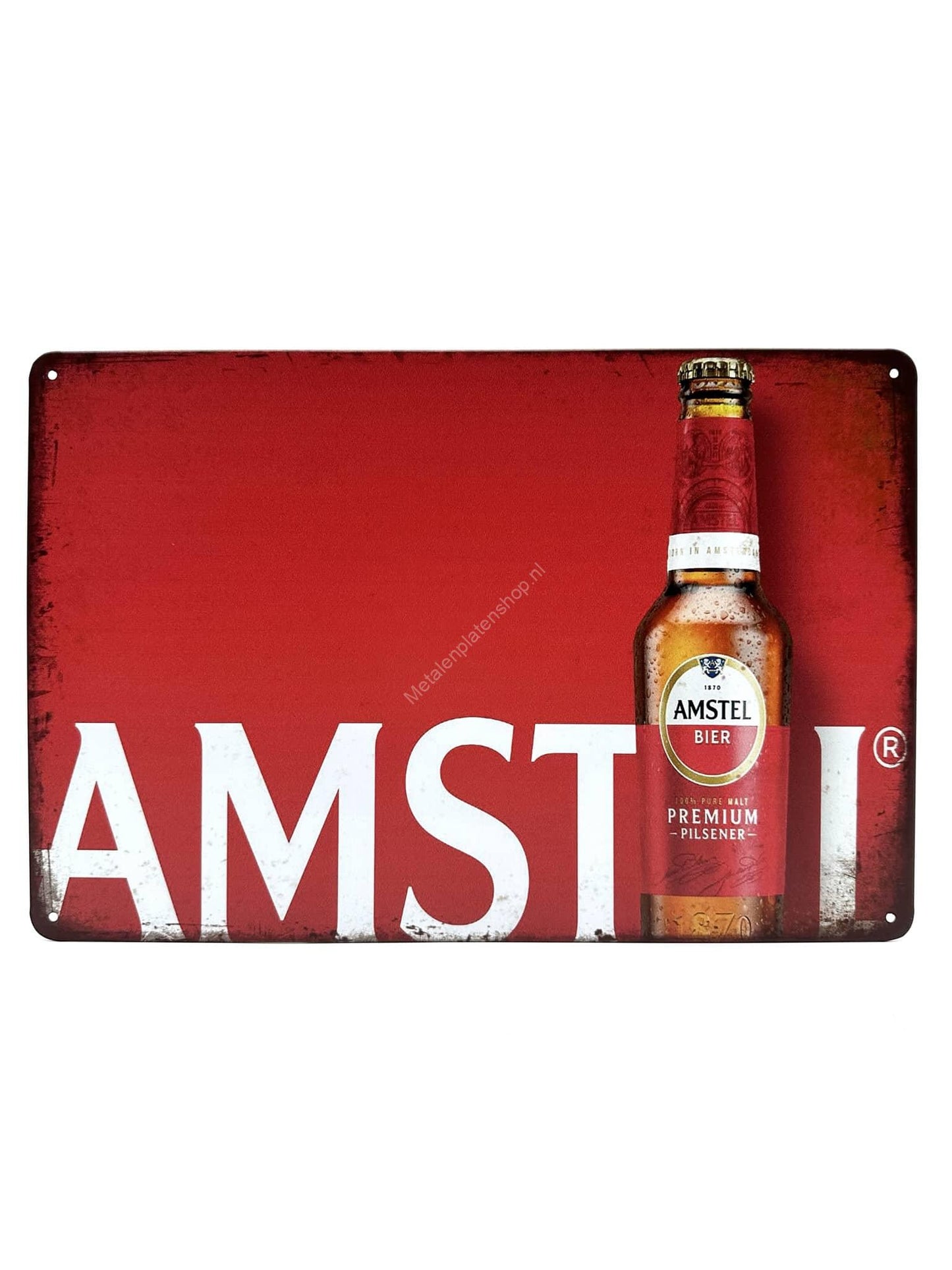 Metal Wall Sign - Amstel