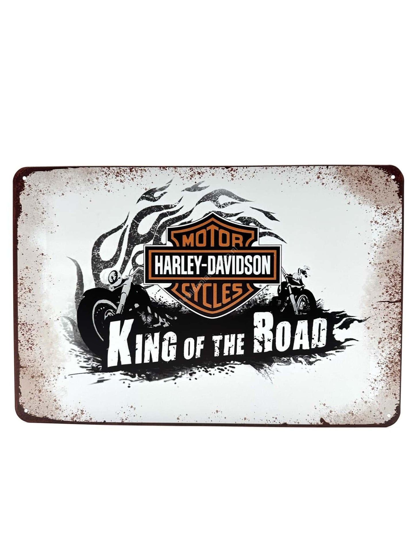 Metal Wall Sign - Harley Davidson - King of the Road